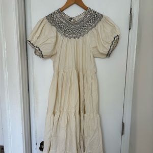 Doen Tiered White dress